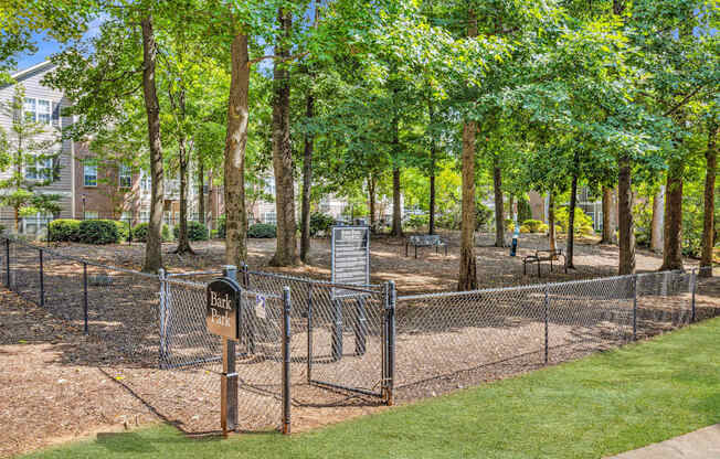 Our fenced-in dog park is the perfect place for your furry friends to run, play, and make new friends