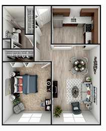 1 bed, 1 bath, 725 sqft, $1,985