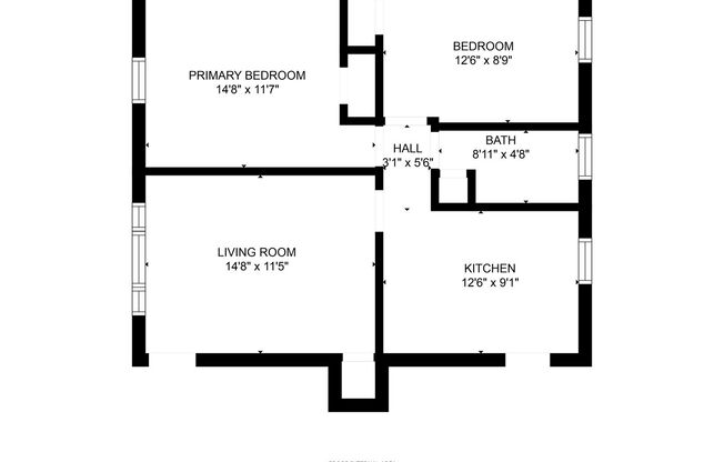 2 beds, 1 bath, 630 sqft, $1,975, Unit Apt 10