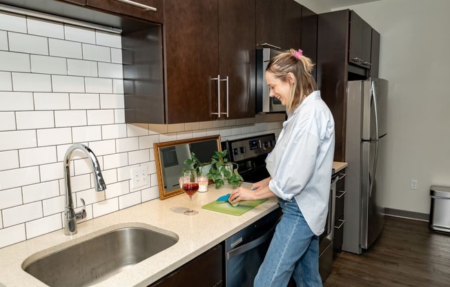 kitchen at Bakery Living in Pittsburgh, PA 15206