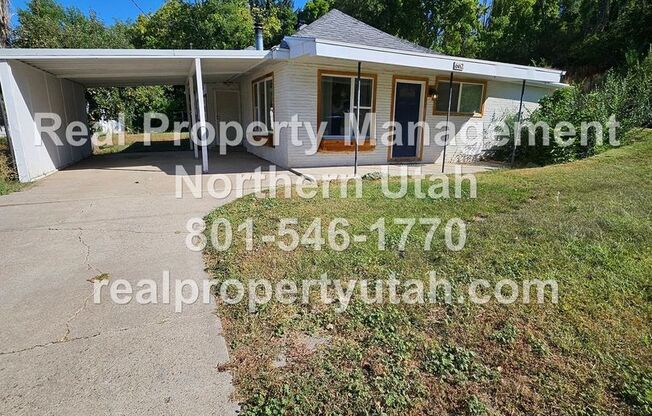 3 Bedroom 1 Bath Home Now Available in Ogden