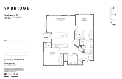 2 beds, 2 baths, $3,145