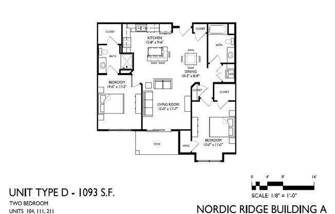 2 beds, 2 baths, 1,141 sqft, $1,795, Unit 205