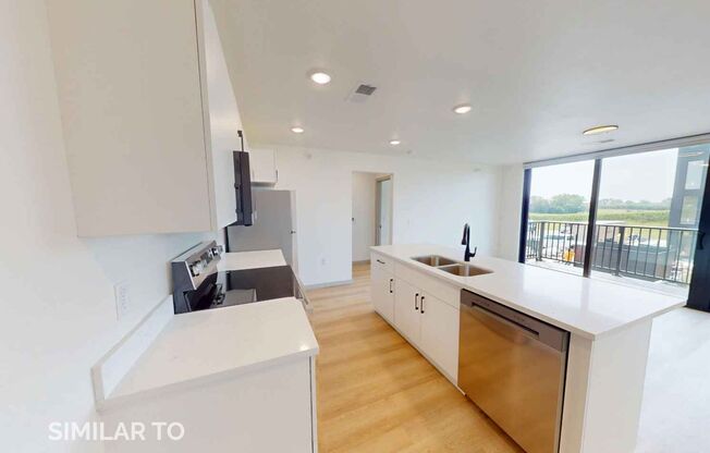 1 bed, 1 bath, 596 sqft, $1,485, Unit 6400-201