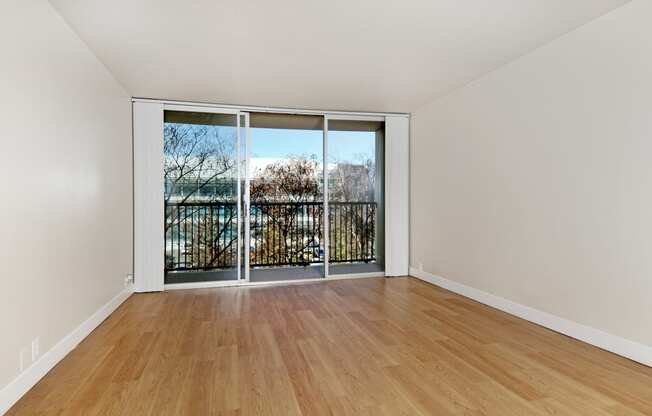 brewster unfurnished living room at Avenue Two Apartments, Redwood City  , CA