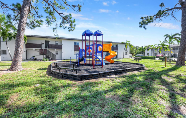 our apartments have a playground for your kids to play