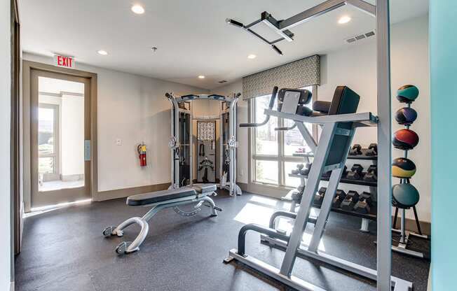 Two Level Fitness Center at The Metro Apartments, Atlanta, GA, 30339