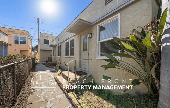 a view of a house from the front property management