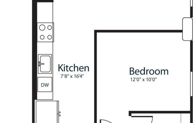 1 bed, 1 bath, 857 sqft, $1,935, Unit 147