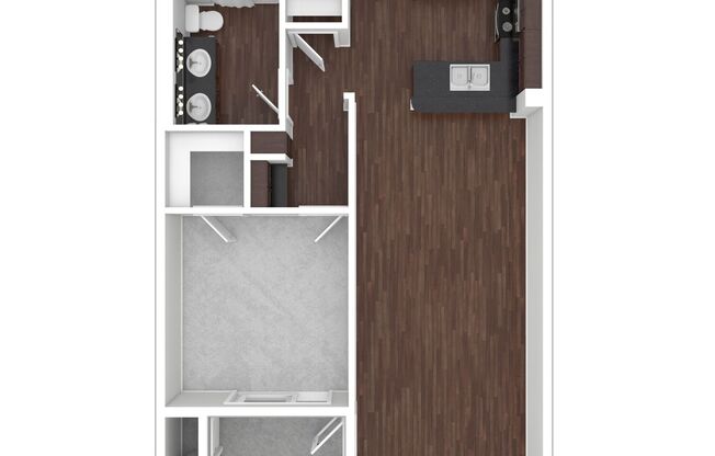 1 bed, 1 bath, 804 sqft, $1,565