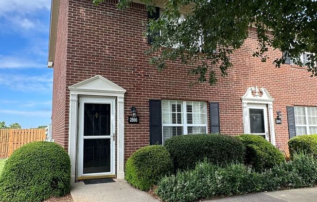 2 bedroom/1.5 bath end unit townhome in great Gainesville location