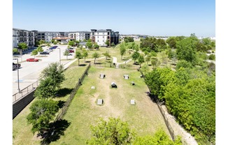 aerial view of Berkshire Spring Creek apartments with a pet friendly dog park