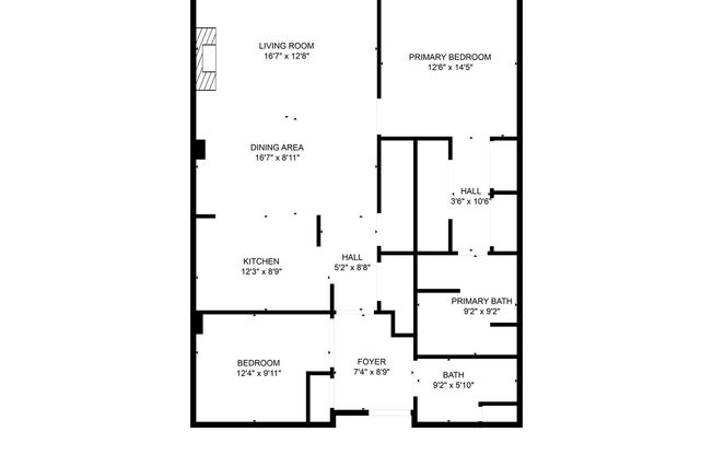 1 bed, 2 baths, $2,850