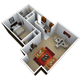 1 bed, 1 bath, 800 sqft, $1,183