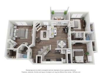3 beds, 2 baths, 1,380 sqft, $1,815