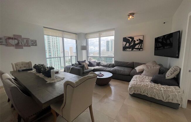 2 beds, 2 baths, 1,377 sqft, $4,800, Unit 1060 Brickell Ave # 25-01 (F10461036)