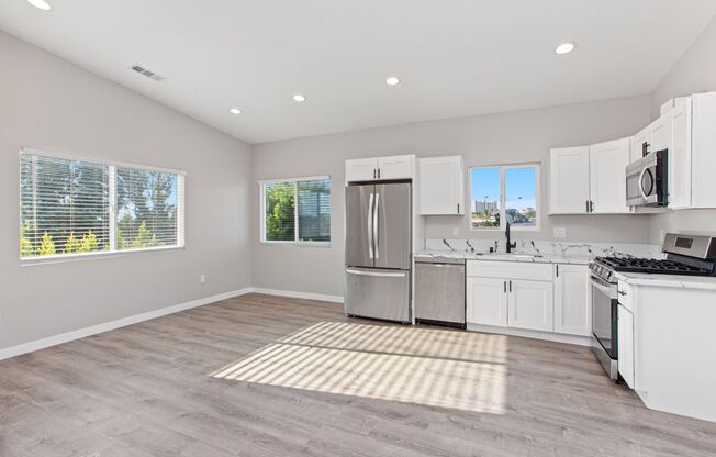 Private balcony + private patio!