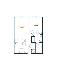 1 bed, 1 bath, 848 sqft, $1,291