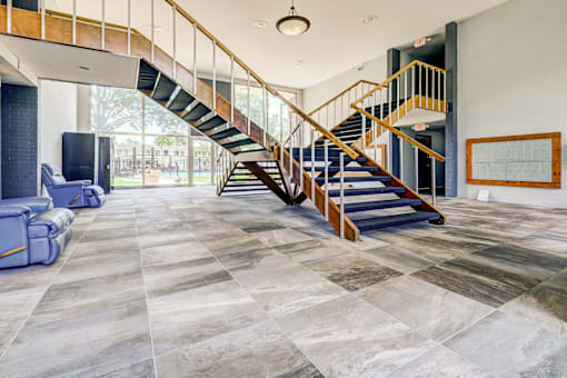 Entry Staircase at Executive Towers