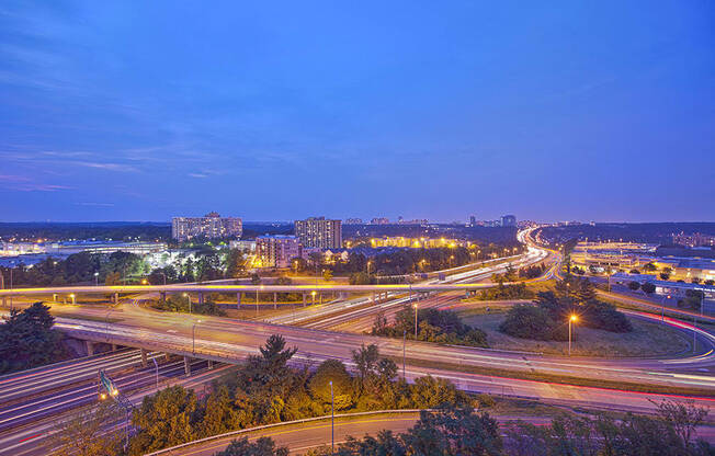 Alexandria at night