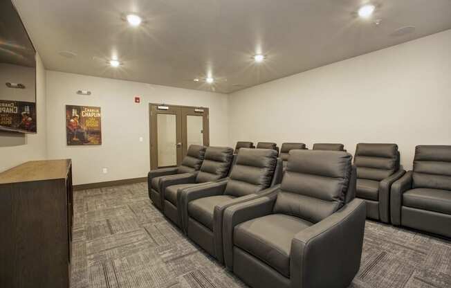 Movie Room l Reno, NV 89521 l Vintage at the Crossing Senior Apt Homes