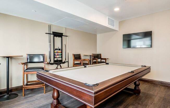 Billiards Room at Haven at La Mesa, California