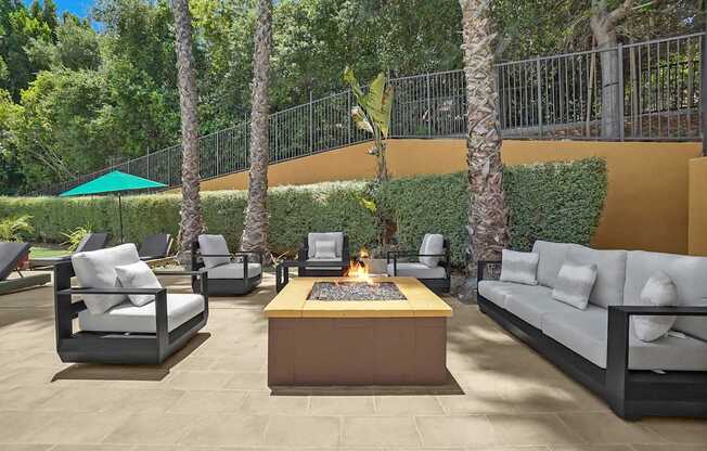 Legado Encino Firepit and Lounge Chairs