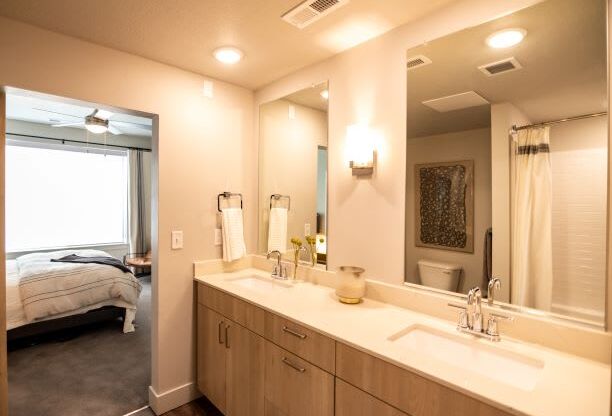 Luxurious Bathrooms at Soleil Lofts Apartments, Utah, 84096