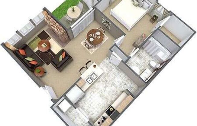 1 bed, 1 bath, 722 sqft, $1,700