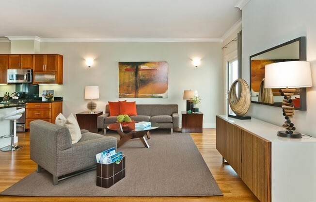 Elegant 2BR Top Floor Penthouse Condo in Prime Nob Hill with 2 Car Garage!
