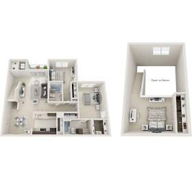 2 beds, 2 baths, $2,735