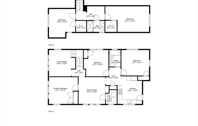 4 beds, 2 baths, 1,895 sqft, $3,900, Unit 2