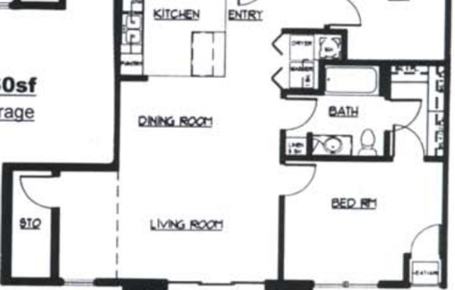 1 bed, 1 bath, 1,000 sqft, $1,670, Unit 1441-307