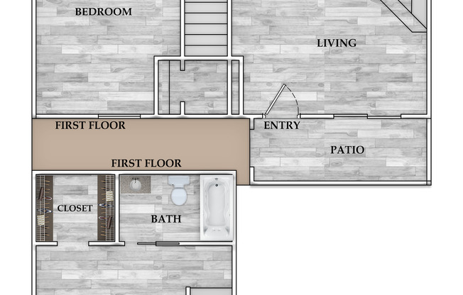 2 beds, 2 baths, 975 sqft, $908, Unit 0203