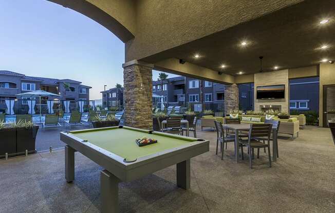 Clubhouse games at The View at Horizon Ridge, Henderson