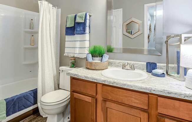 apartment with modern bathroom