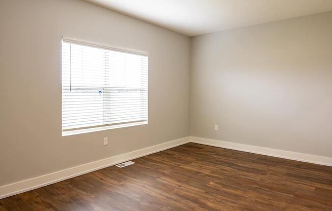 Spacious bedroom at the Quarry Apartments in DeWitt Michigan