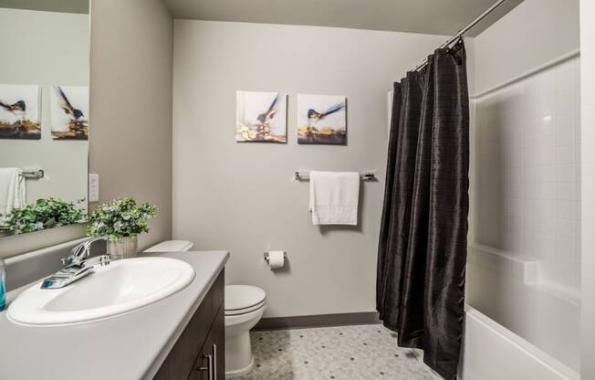 Luxurious Bathrooms at Panorama, Snoqualmie, Washington