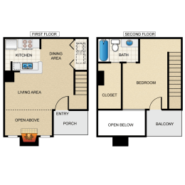 1 bed, 1 bath, 818 sqft, $1,041