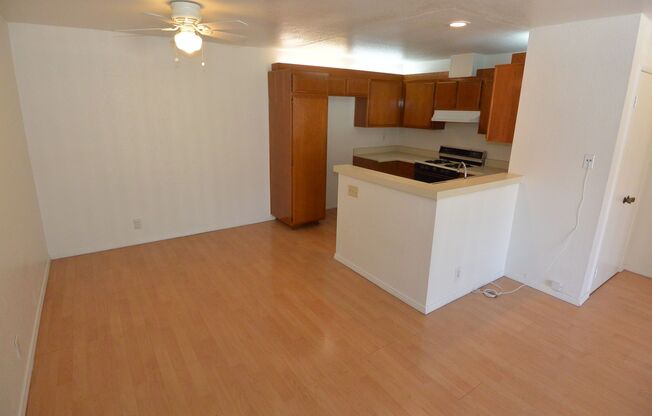 2 BD 1 BA Upstairs Condominium, Gated Community