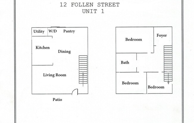 3 beds, 1 bath, 1,410 sqft, $5,795, Unit TOWNHSE