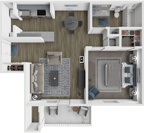 1 bed, 1 bath, 731 sqft, $939