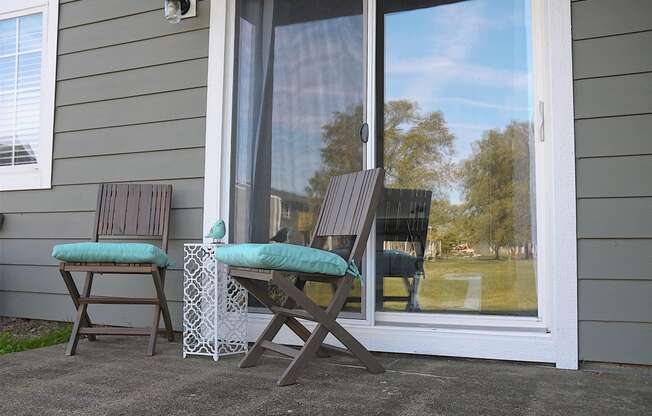 Patio Door at Pickwick Farms Apartments, Indianapolis, IN