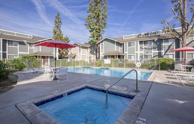 a small house in a pool