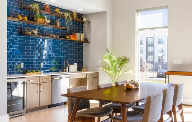 Dining Room at Woodmore Apartments