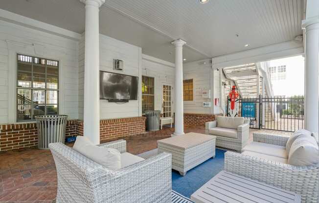 Lounge Area at Sterling Manor, Williamsburg, Virginia