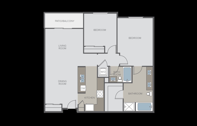 2 beds, 2 baths, 1,141 sqft, $3,875, Unit 111