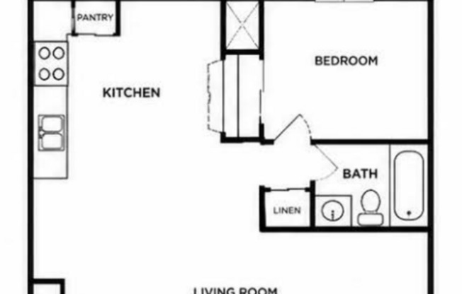 1 bed, 1 bath, 835 sqft, $975