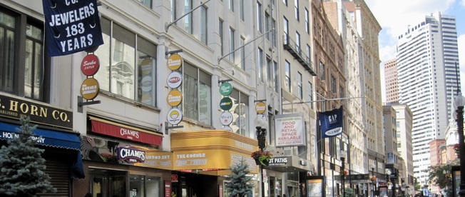 Washington Street Shops in Downtown Crossing