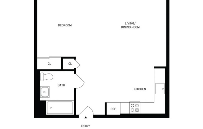 Studio, 1 bath, $3,125, Unit 417